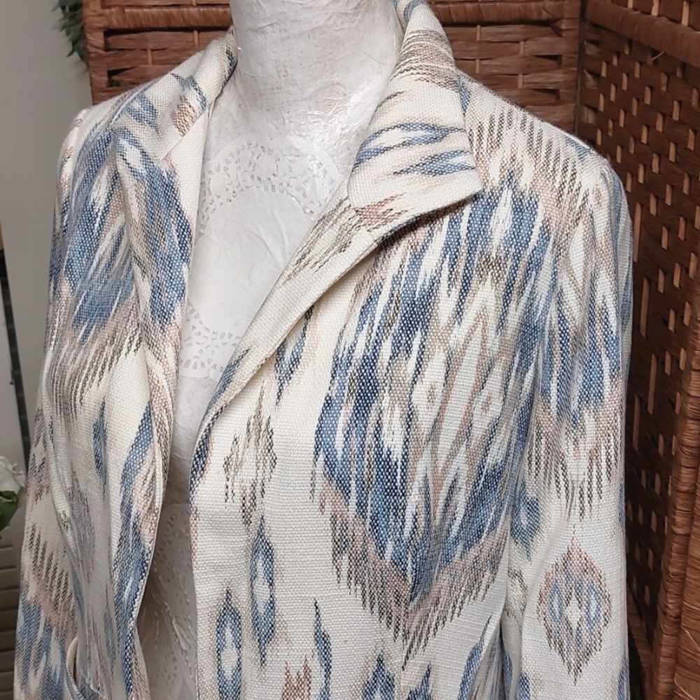 Chico's, Southwestern Blazer, Size Medium